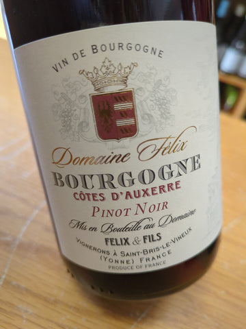 Domaine Félix Bourgogne Côtes d'Auxerre Pinot Noir Borgonha Tinto 2022