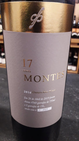 17 dos Montes Douro Tinto 2016