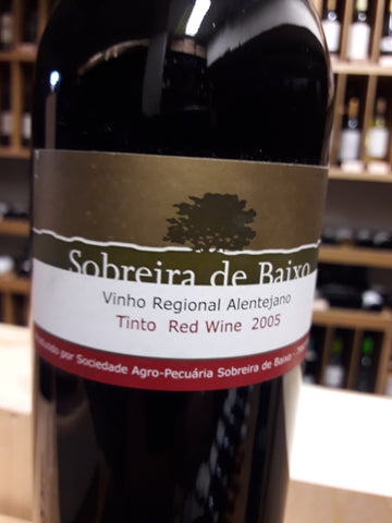 Sobreira de Baixo Alentejo Tinto 2005
