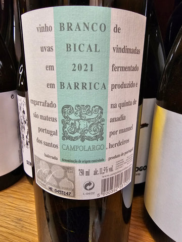 Campolargo Bical Bairrada Branco 2021