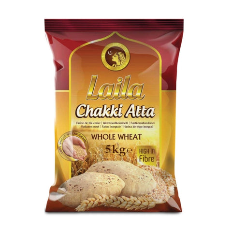 Laila Farinha de Trigo Chakki Atta - 5kg