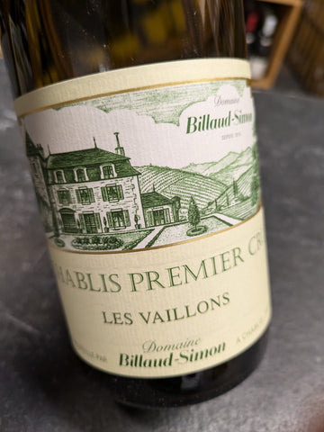 Domaine Billaud-Simon Chablis Premier Cru Les Vaillons Borgonha Branco 2022