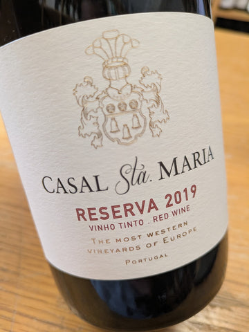 Casal Sta Maria Reserva Lisboa Tinto 2019