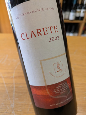 Quinta do Monte d'Oiro Clarete Lisboa 2003