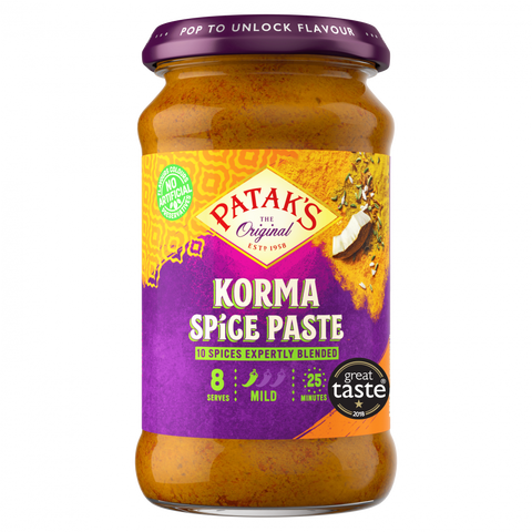 Patak's Pasta de Especiarias Korma - 290g