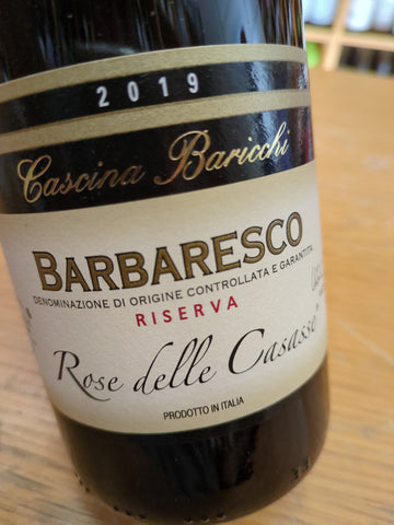 Cascina Baricchi Riserva Rose delle Casasse Barbaresco Itália Tinto 2019