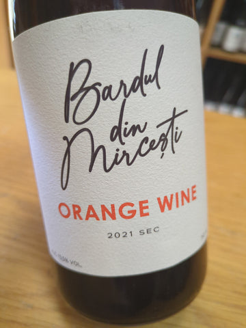 Bardul din Mircesti Orange Wine Moldávia Curtimenta Branco 2021
