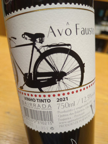 Quinta das Bágeiras Avô Fausto Bairrada Tinto 2021