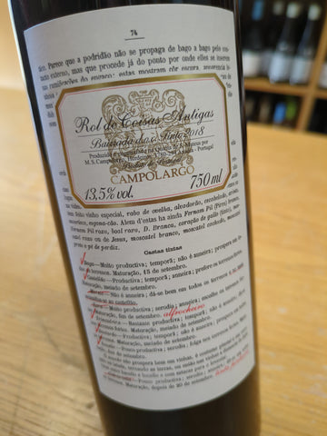 Rol de Coisas Antigas Bairrada Tinto 2018