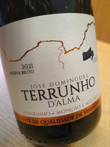 Espumante Terrunho d'Alma Alvarinho Reserva Verde Bruto Branco 2022