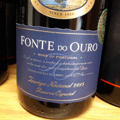 Fonte do Ouro Reserva Especial Touriga Nacional Dão Tinto 2015