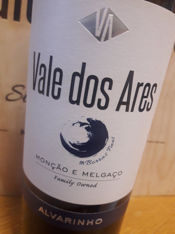 Vale dos Ares Alvarinho em Borras Finas Verde Branco 2017