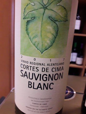 Cortes de Cima Sauvignon Blanc Alentejo Branco 2017
