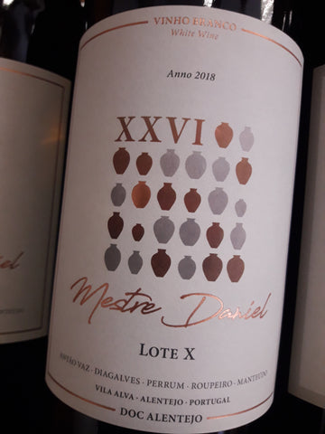 XXVI Talhas Mestre Daniel Lote X Alentejo Branco 2018