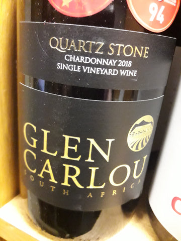 Glen Carlou Quartz Stone Chardonnay Paarl África do Sul Branco 2018
