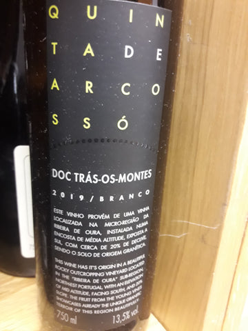 Quinta do Arcossó Trás-os-Montes Branco 2019