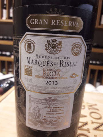 Marqués de Riscal Rioja Grande Reserva Espanha Tinto 2013