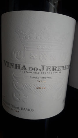 João Portugal Ramos Vinha do Jeremias Syrah Alentejo Tinto 2017
