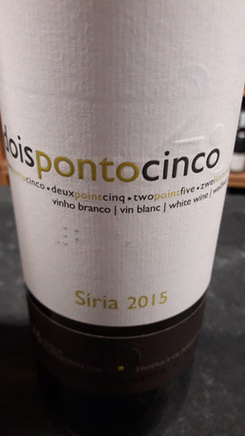 Dois Ponto Cinco Síria Beiras Branco 2015