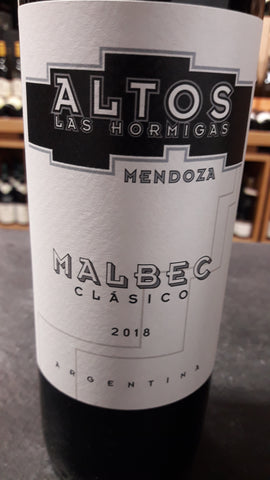 Altos Las Hormigas Malbec Mendoza Argentina Tinto 2018