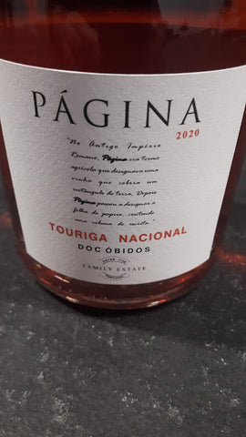 Página Touriga Nacional Lisboa Rosé 2020