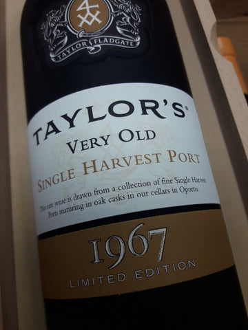 Porto Taylors Very Old Single Harvest 1967